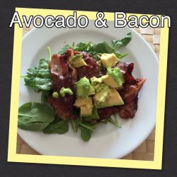 Avocado & Bacon Salad