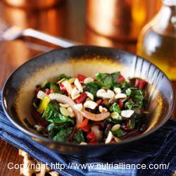 Chard with Lemon and Red Pepper
